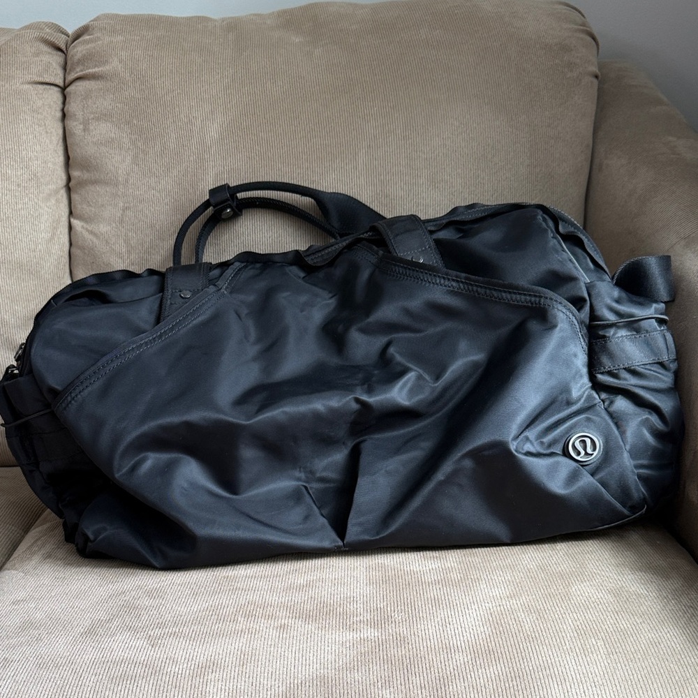 lululemon athletica Black Duffel Bag